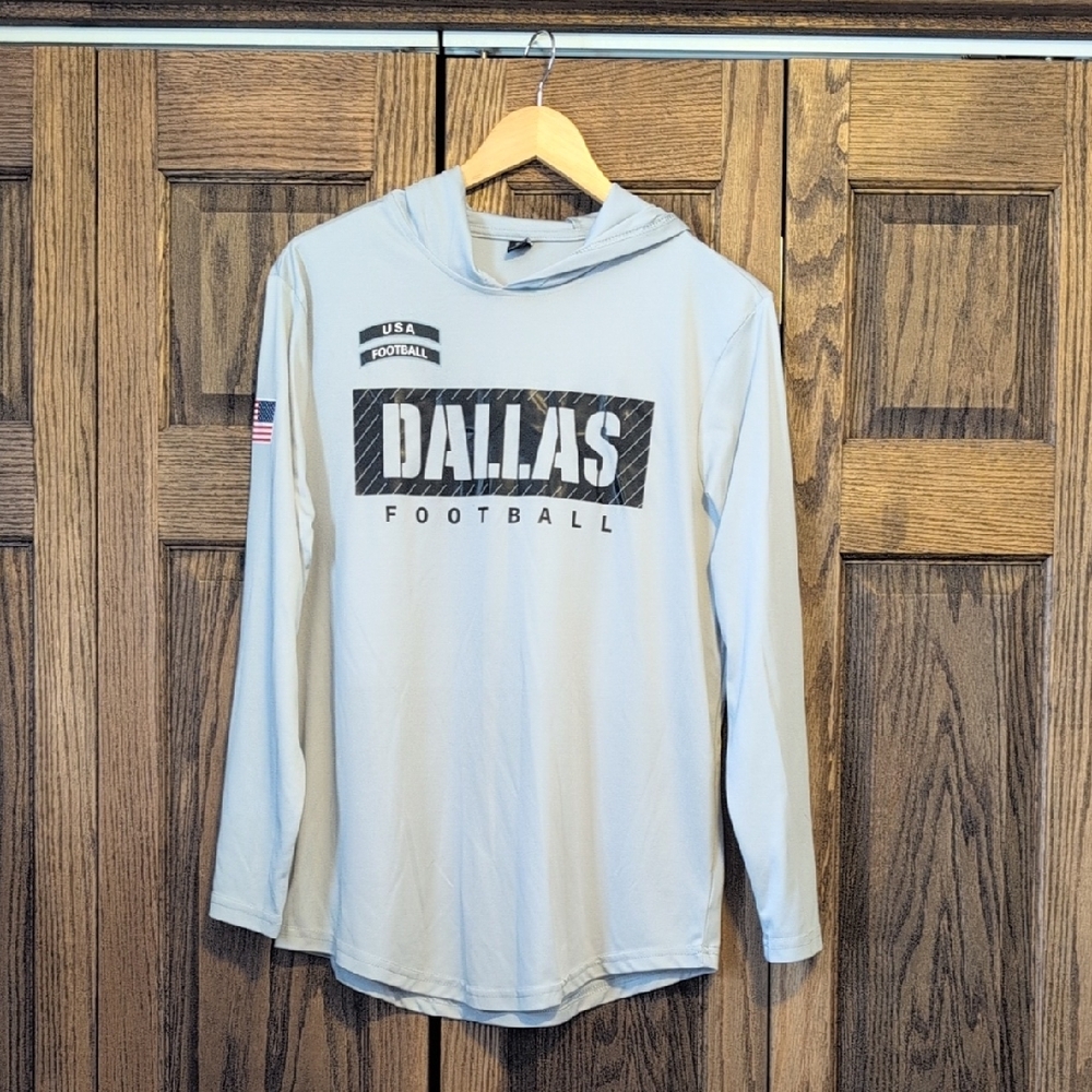 Dallas Football Long Sleeve Shirt - Gray